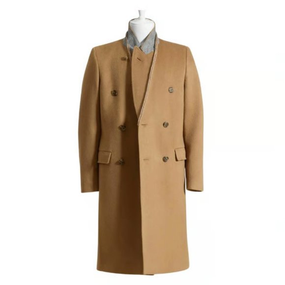 MAISON MARTIN MARGIELA MMM x H&M Camel Wool Coat Jacket - Picture 1 of 7
